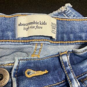 Abercrombie Kids High Rise Flare Denim